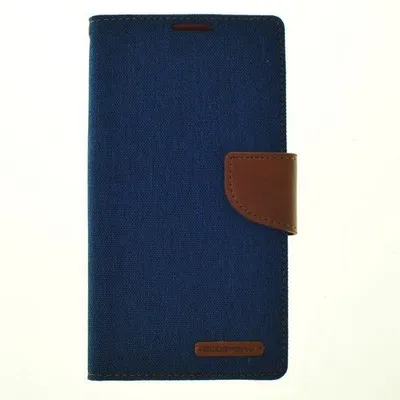 Samsung S7 Edge Goospery Canvas Diary Flip,Blue
