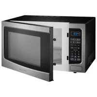 Insignia 1.1 Cu. Ft. Microwave (NS-MW11BS9-C) - Black Stainless Steel - Only at Best Buy