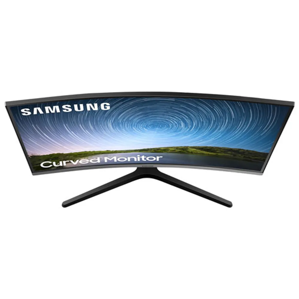 Moniteur FreeSync DEL incurvé AV HD intégrale 60 Hz GTG 4 ms 27 po de Samsung (LC27R500FHNXZA) Gris-bleu foncé - Exclusivité de Best Buy