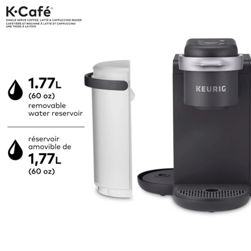 Keurig K-Café Single Serve Coffee Maker - Dark Charcoal