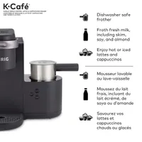 Keurig K-Café Single Serve Coffee Maker - Dark Charcoal