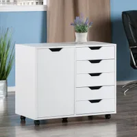 Halifax 26" 5-Drawer Composite Wood Cabinet