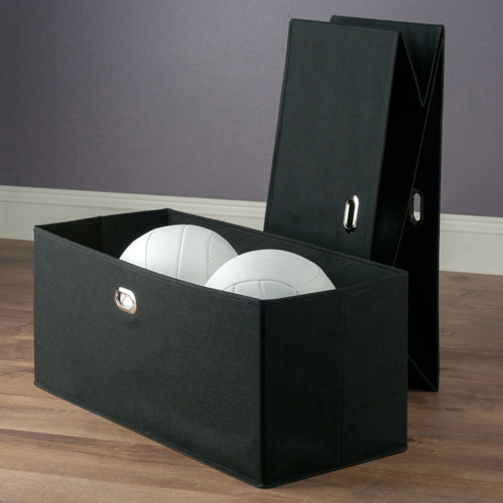 Torino 39" 3-Shelf Solid Wood Folding Bookcase - Black