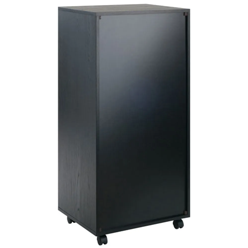 Halifax 41" 5-Drawer Composite Wood Cabinet - Black