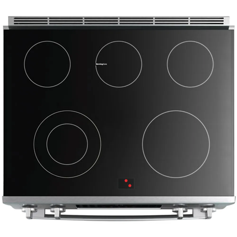 Bosch 32" 4.6 Cu. Ft. True Convection 5-Element Slide-In Electric Range (HEI8046C) - Black Stainless