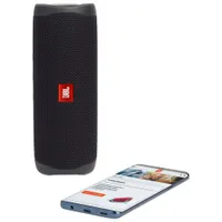 JBL Flip 5 Waterproof Bluetooth Wireless Speaker - Black