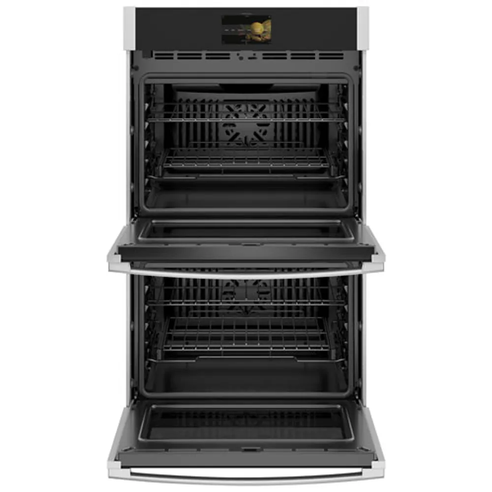 GE Profile 30" 5 Cu.Ft./5 Cu.Ft. True Convection Electric Double Wall Oven (PTD7000SNSS) - Stainless