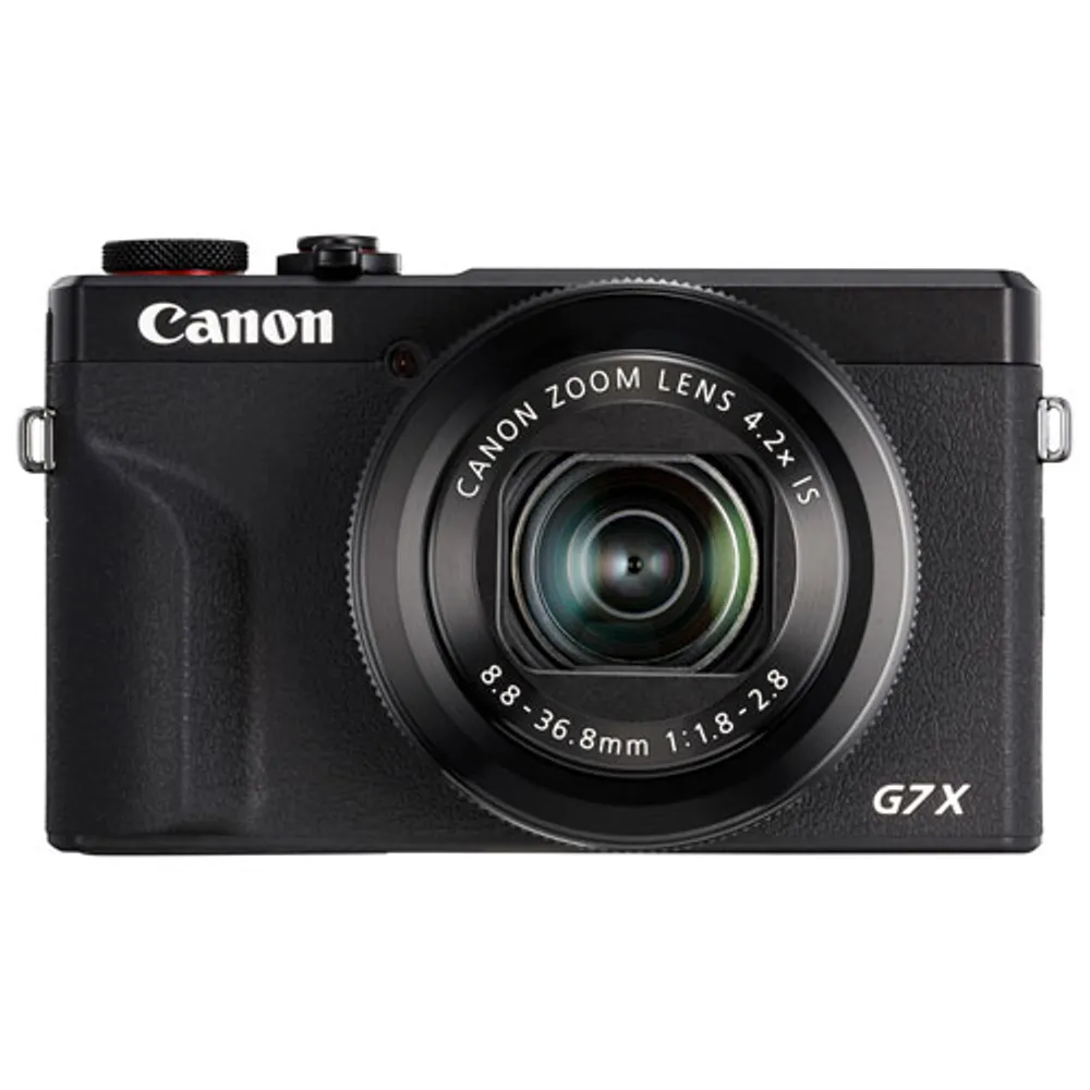 Canon PowerShot G7 X Mark III Wi-Fi 20.1MP 4.2x Optical Zoom Digital Camera - Black