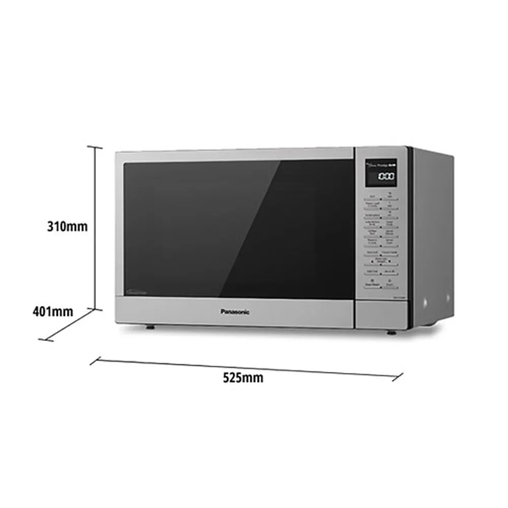 Panasonic Genius 1.1 Cu. Ft. Microwave (NNGT69KS) - Stainless Steel