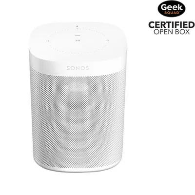 Open Box - Sonos One (2nd Gen) - Smart Speaker w/ Amazon Alexa and Google Assistant Built-In - White