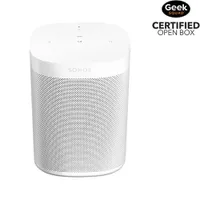 Open Box - Sonos One (2nd Gen) - Smart Speaker w/ Amazon Alexa and Google Assistant Built-In - White