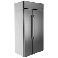 Café 48" 29.6 Cu. Ft. Side-By-Side Refrigerator with LED Lighting (CSB48WP2NS1) - Stainless Steel