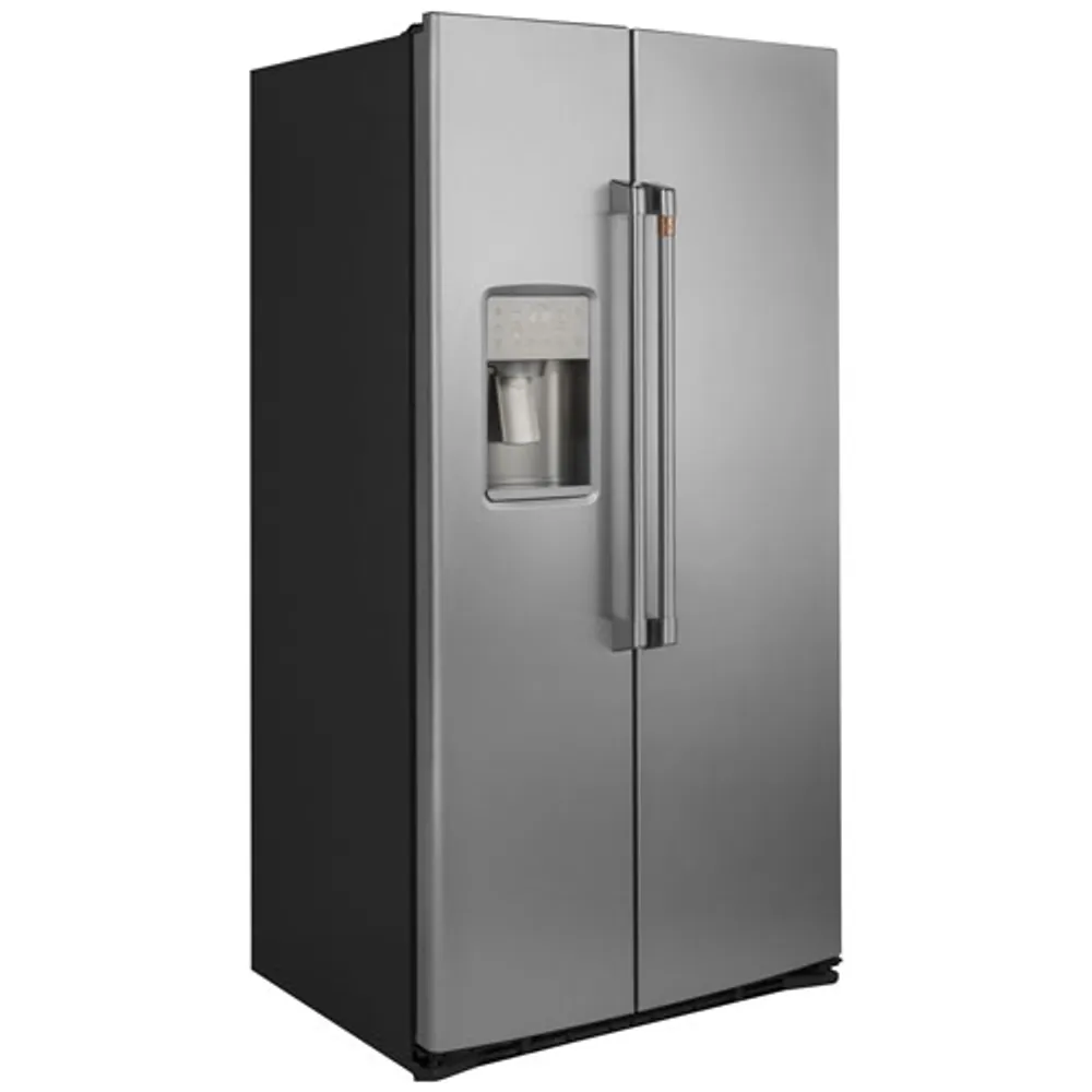 Café 36" 21.9 Cu. Ft. Counter-Depth Side-By-Side Refrigerator (CZS22MP2NS1) - Stainless Steel