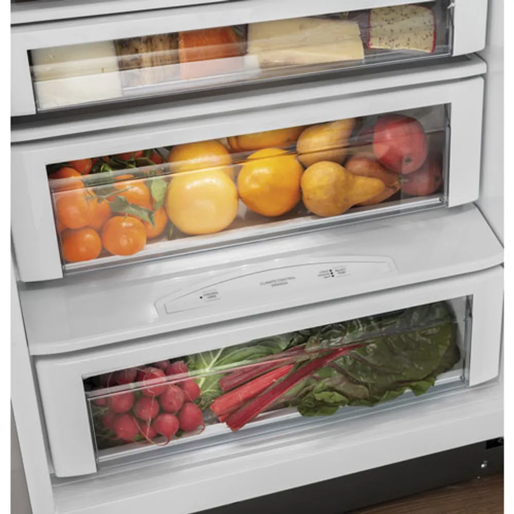 Café 36" 21.9 Cu. Ft. Counter-Depth Side-By-Side Refrigerator (CZS22MP2NS1) - Stainless Steel