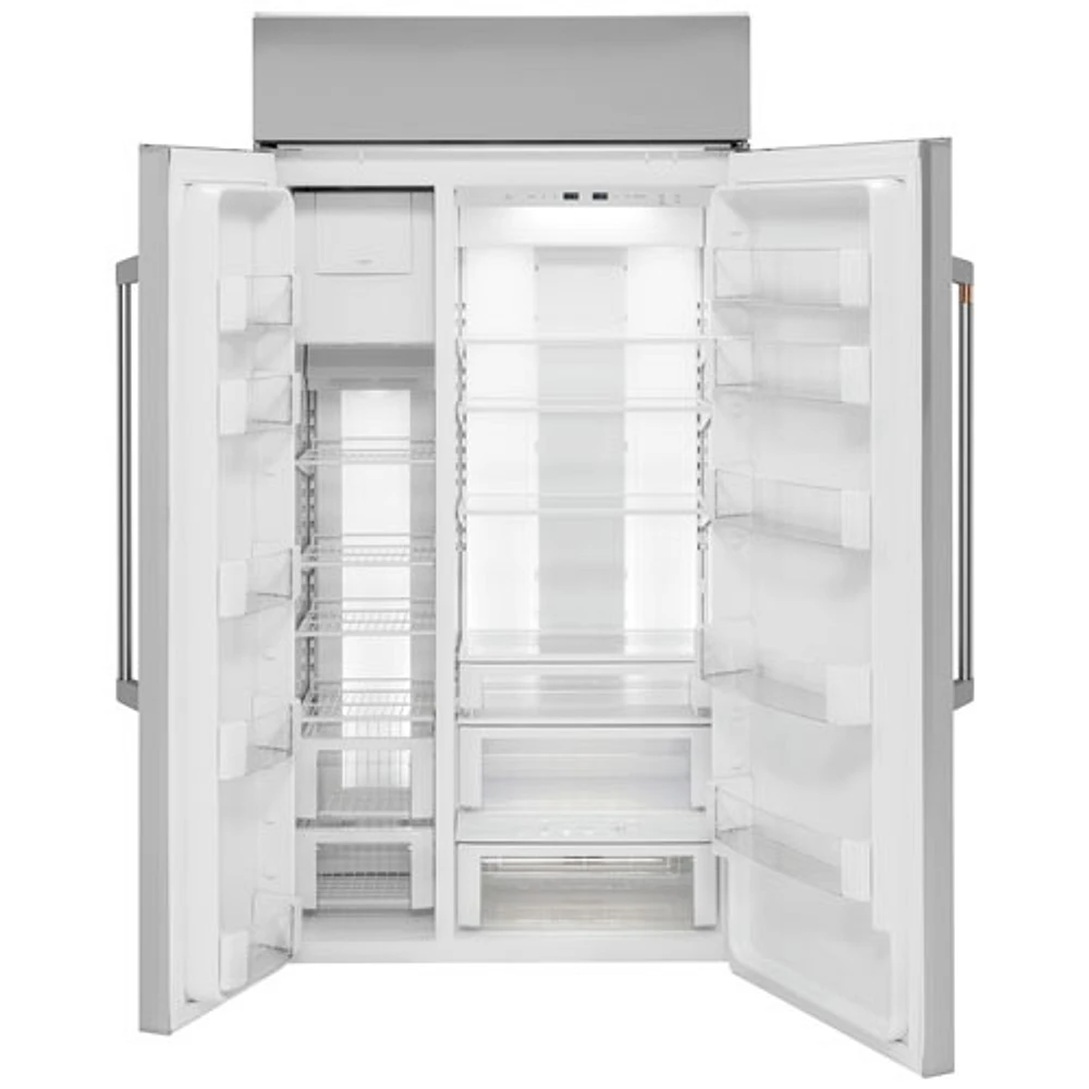 Réfrigérateur à congélateur juxtaposé de 25,2 pi³ 42 po à éclairage DEL Café (CSB42WP2NS1) - Inox