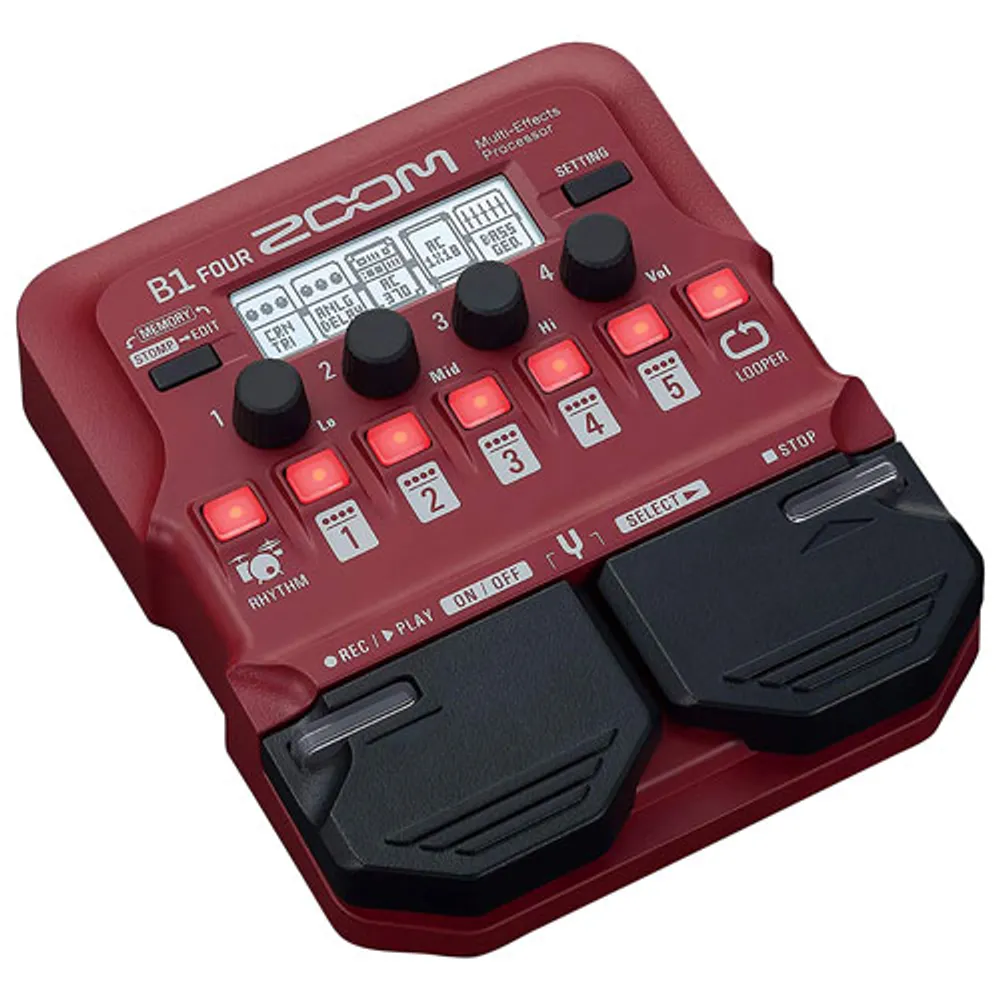 Zoom B1 Four Bass Multi-Effects Processor