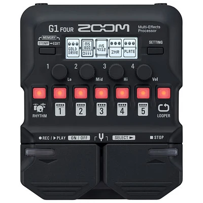 Processeur à effets multiples de guitare G1 Four de Zoom