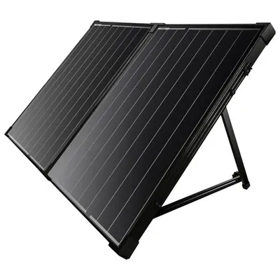 Valise solaire Aura100 de Renogy avec deux panneaux solaires monocristallins de 50 W - 100 W