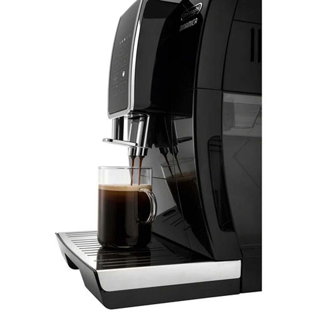 De'Longhi Dinamica Automatic Espresso Machine with Frother & Coffee Grinder - Black