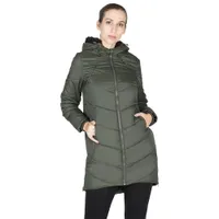 Modern Eternity Harper Quilted Polyester Maternity Puffer Coat