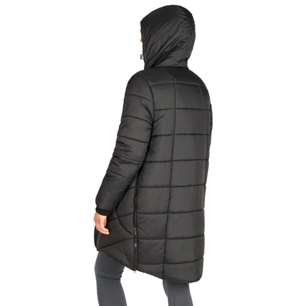 Modern Eternity Harper Quilted Polyester Maternity Puffer Coat