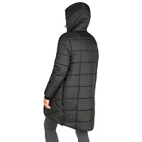 Modern Eternity Harper Quilted Polyester Maternity Puffer Coat