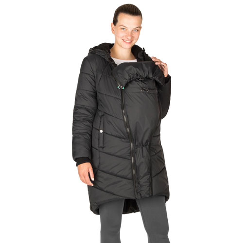 Modern Eternity Harper Quilted Polyester Maternity Puffer Coat