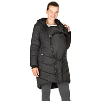 Modern Eternity Harper Quilted Polyester Maternity Puffer Coat