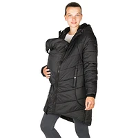 Modern Eternity Harper Quilted Polyester Maternity Puffer Coat
