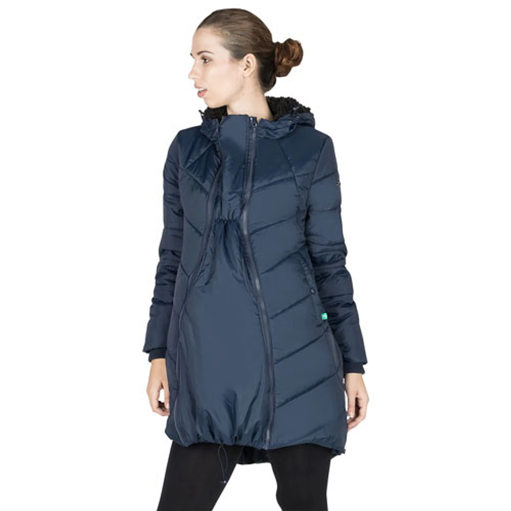 Manteau maternité matelassé/bouffant en polyester Harper de Modern Eternity
