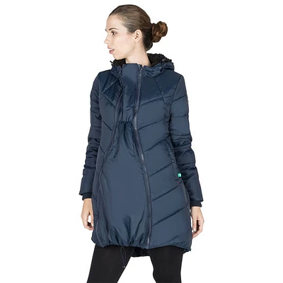 Manteau maternité matelassé/bouffant en polyester Harper de Modern Eternity