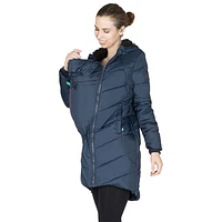 Manteau maternité matelassé/bouffant en polyester Harper de Modern Eternity