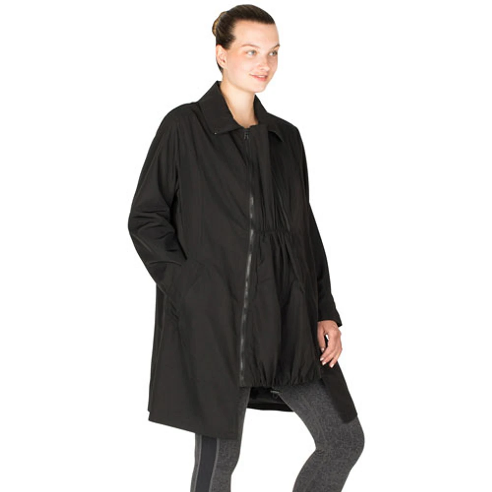 Manteau imperméable de maternité Avelynne de Modern Eternity - Grand - Noir