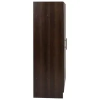 Elite 65" 2-Shelf Composite Wood Wardrobe Cabinet - Espresso