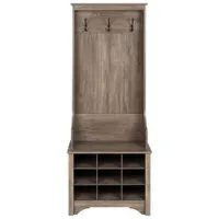 Prepac Entryway 27" Transitional Hall Tree