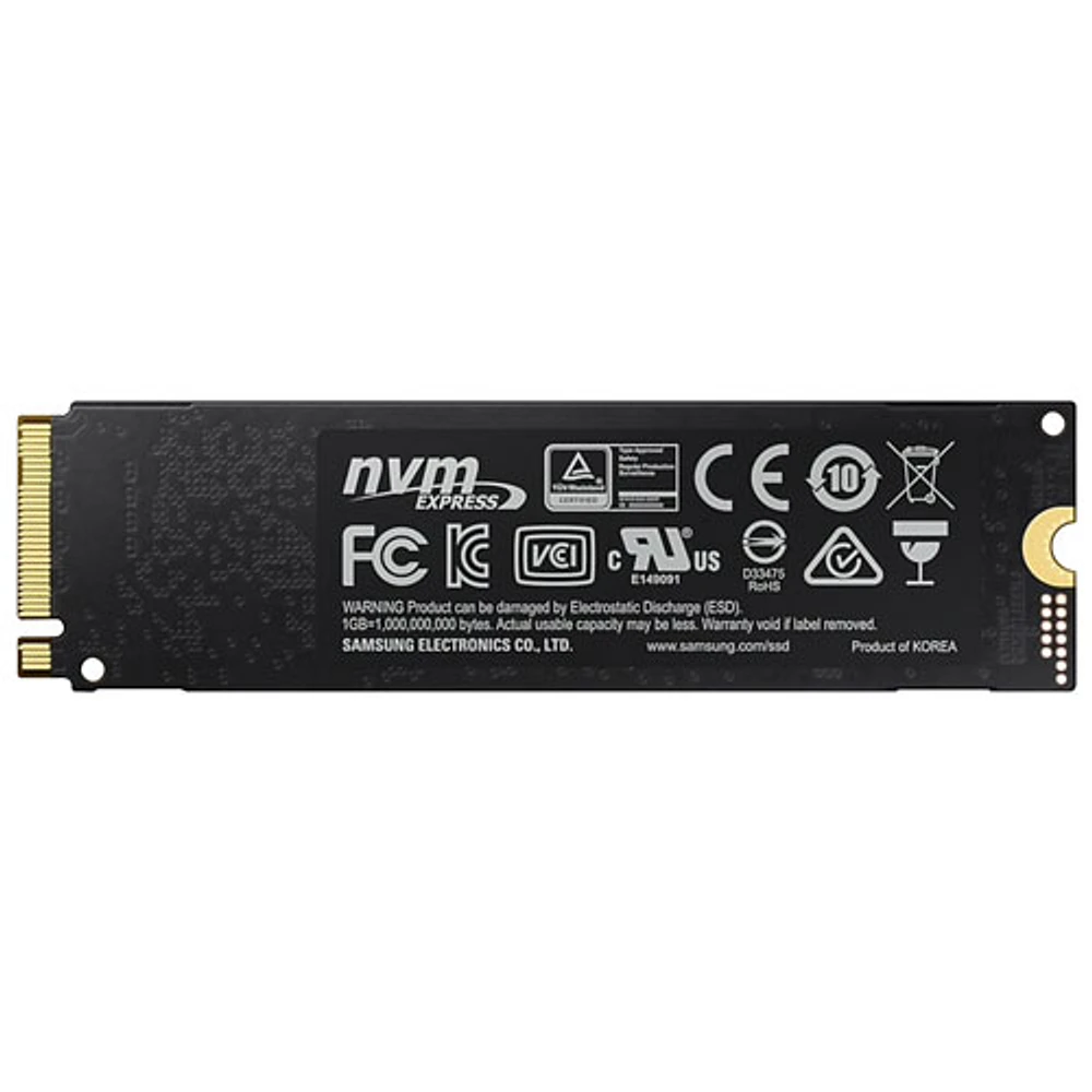 Samsung 970 EVO Plus 500GB M.2 NVMe Internal Solid State Drive (MZ-V7S500B/AM) - English