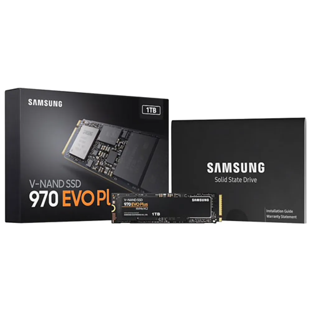 Samsung 970 EVO Plus 1TB M.2 NVMe Internal Solid State Drive (MZ-V7S1T0B/AM) - English