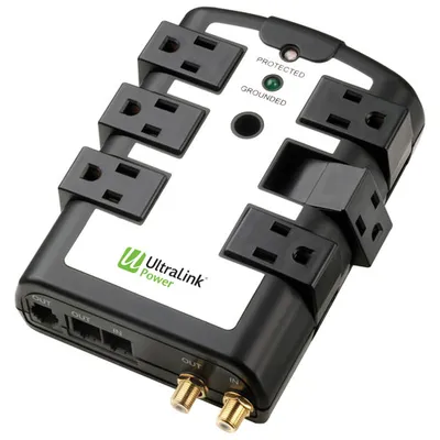 UltraLink 6-Outlet Rotating Surge Protector (ELC75)