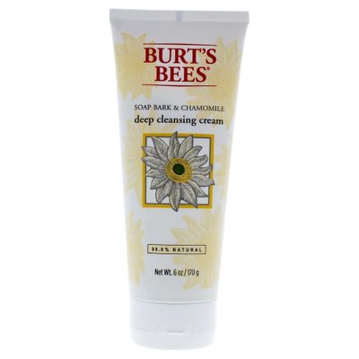 Soap Bark and Chamomile Deep Cleansing Cream by Burts Bees for Unisex - 6 oz Soap