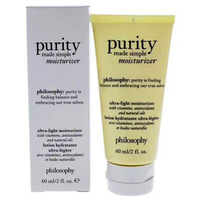 Purity Made Simple Moisturizer by Philosophy for Unisex - 2 oz
