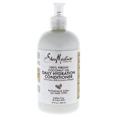 100% Virgin Coconut Oil Daily Hydration Conditioner by Shea Moisture for Unisex - 13 oz Conditioner