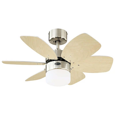 Westinghouse Lighting Flora Royale 30" Ceiling Fan - Brushed Nickel