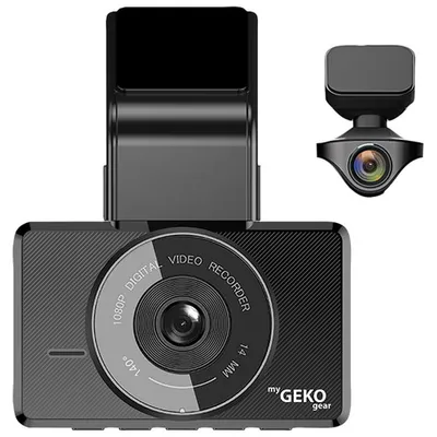 Scout Pro 2K HD 3-Channel Wi-Fi GPS Dash Cam - GekoGear