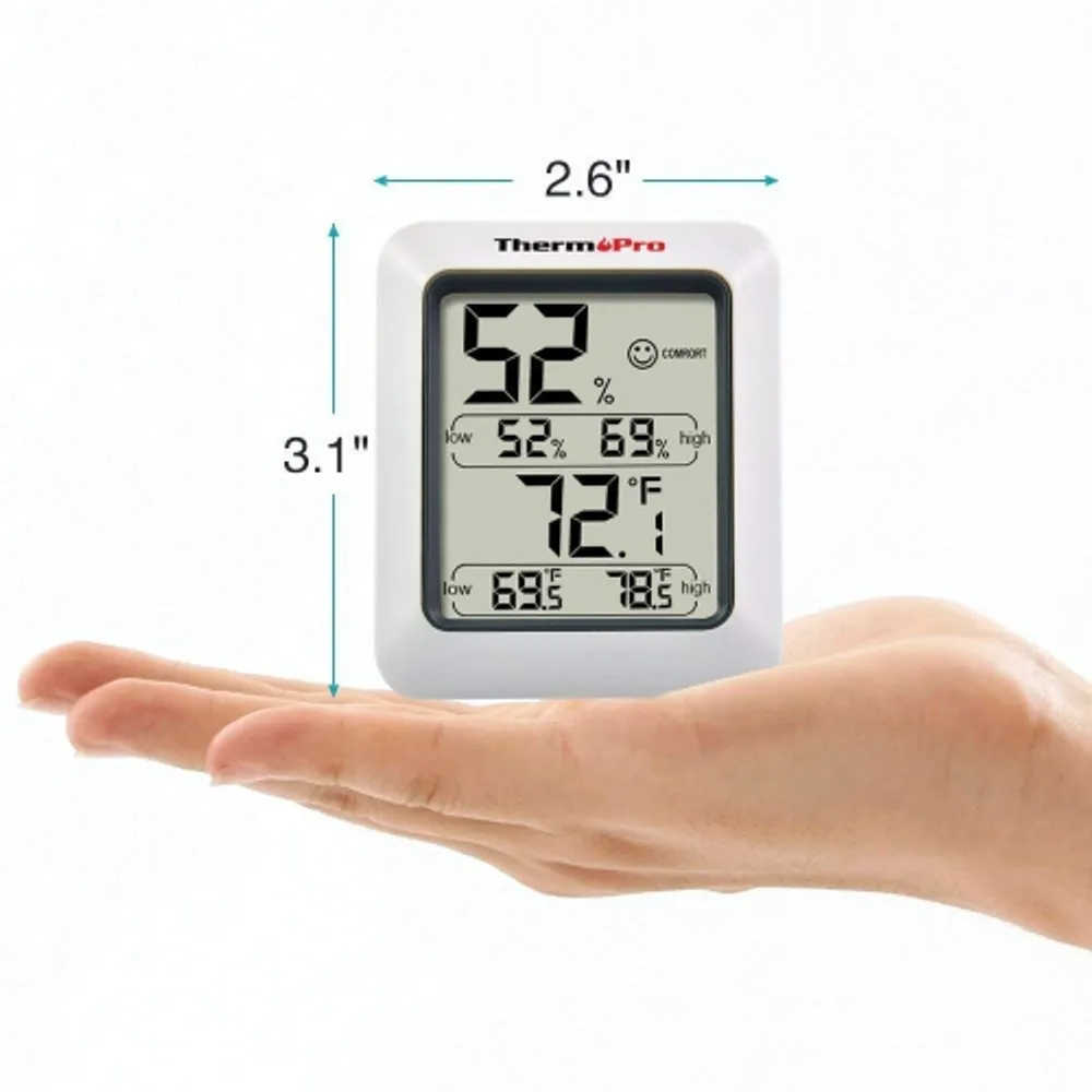 ThermoPro TP50 Digital Hygrometer Indoor Thermometer Humidity Monitor 