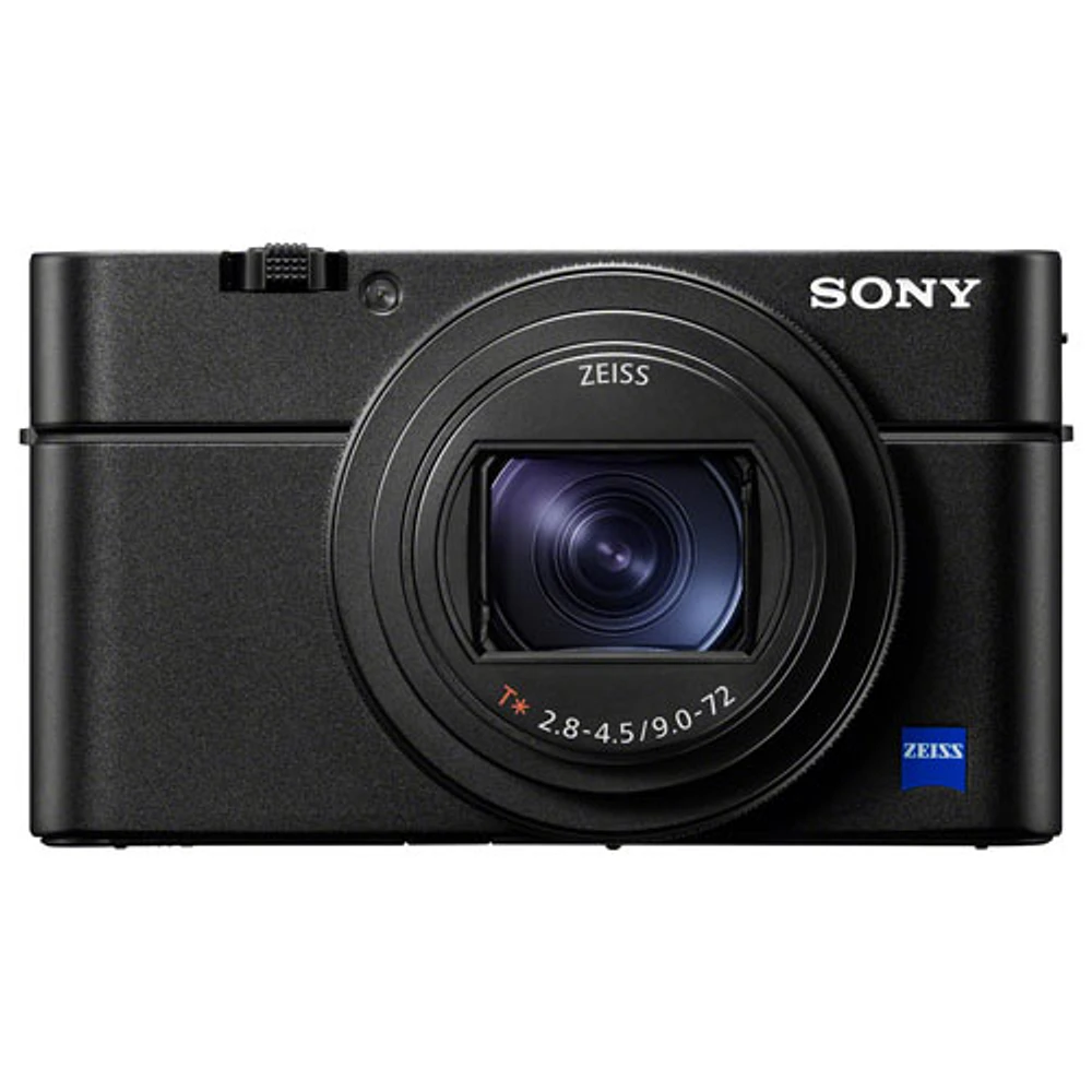 Sony Cyber-shot RX100 VII Content Creator Vlogger 20.1MP 8x Optical Zoom Digital Camera - Black