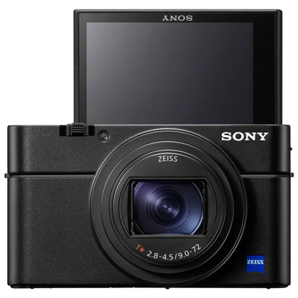 Sony Cyber-shot RX100 VII Content Creator Vlogger 20.1MP 8x Optical Zoom Digital Camera - Black