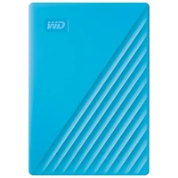 Disque dur externe portatif USB My Passport de 4 To de WD (WDBPKJ0040BBL-WESN) - Bleu