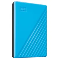 WD My Passport 4TB USB Portable External Hard Drive (WDBPKJ0040BBL-WESN) - Blue