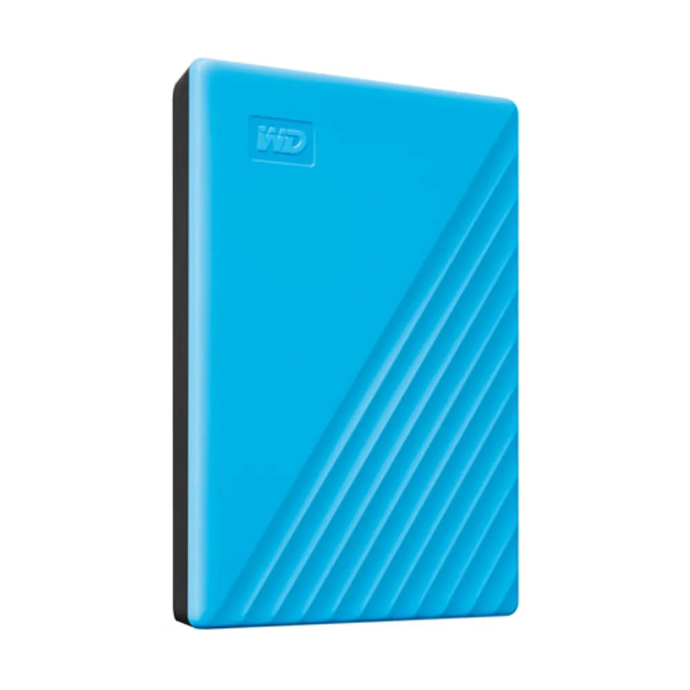 WD My Passport 2TB USB Portable External Hard Drive (WDBYVG0020BBL-WESN) - Blue