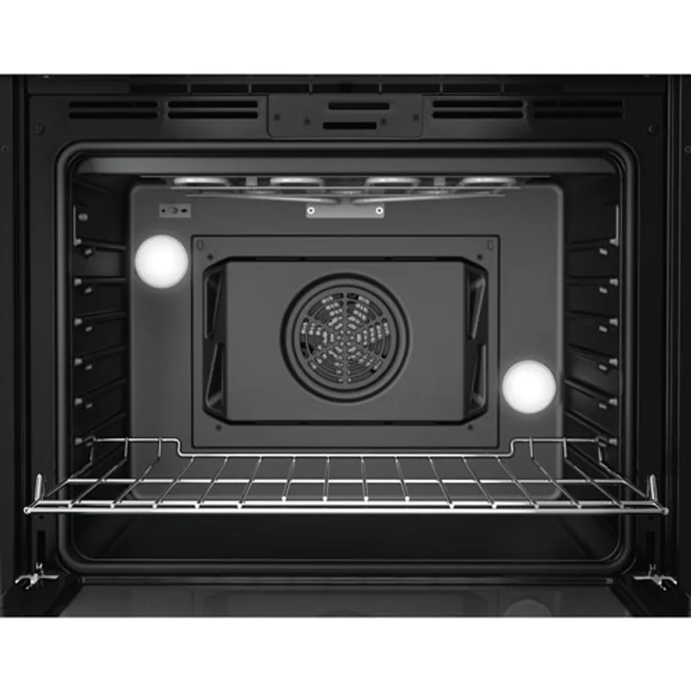 Bosch 30" 4.6 Cu. Ft. Self-Clean True Convection Electric Wall Oven (HBL8443UC) - Black Stainless